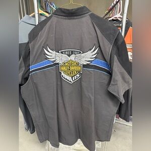 Harley-Davidson Embroidered 115th Anniversary Garage Shirt